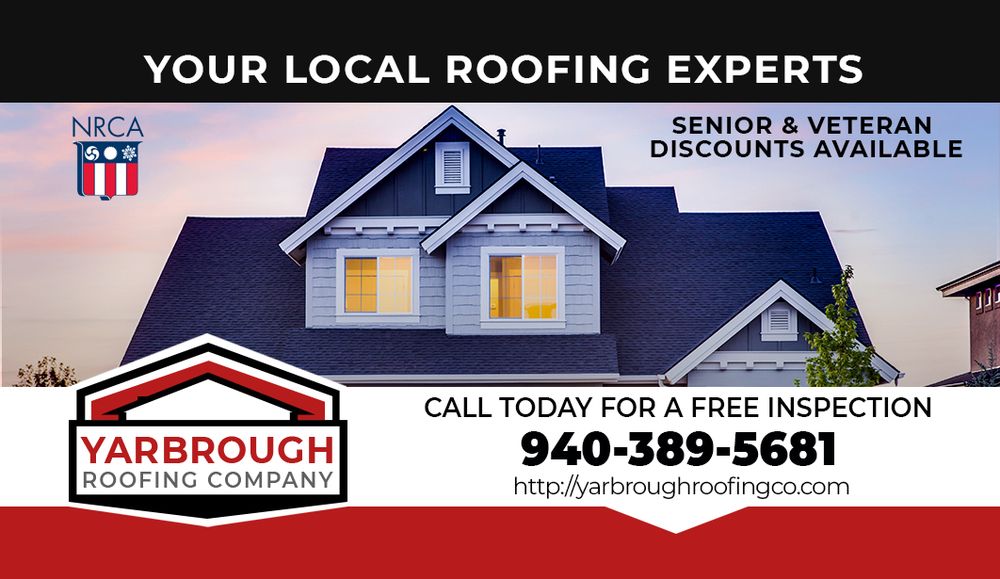 Yarbrough Roofing Company LLC 295 W 2nd St, Rhome Texas 76078