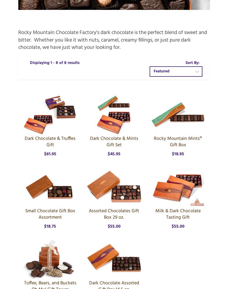 Rocky Mountain Chocolate Factory Cafe Menu