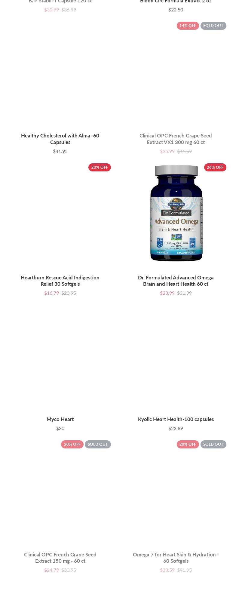 Melanie's Health & Nutrition Menu