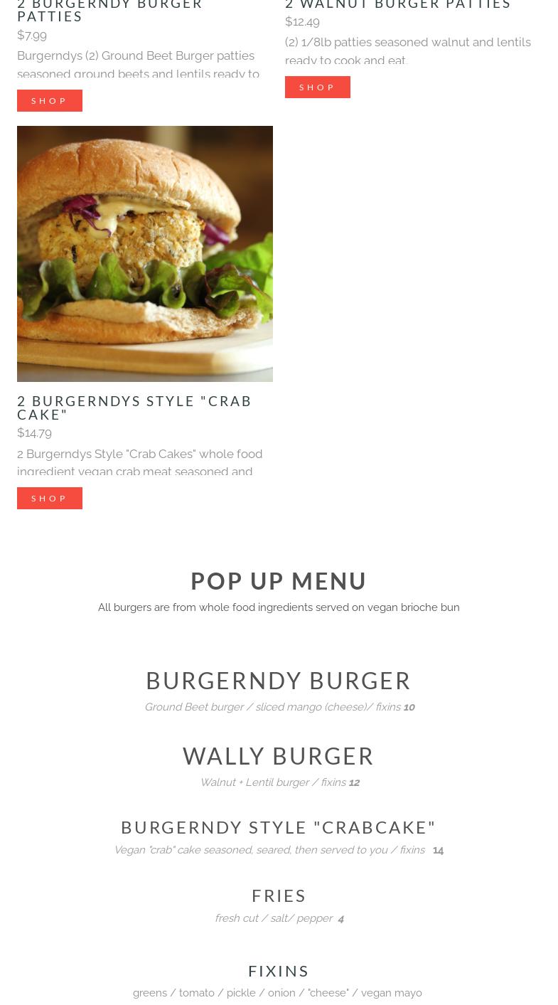 Now You're Cooking Culinary Studio Menu