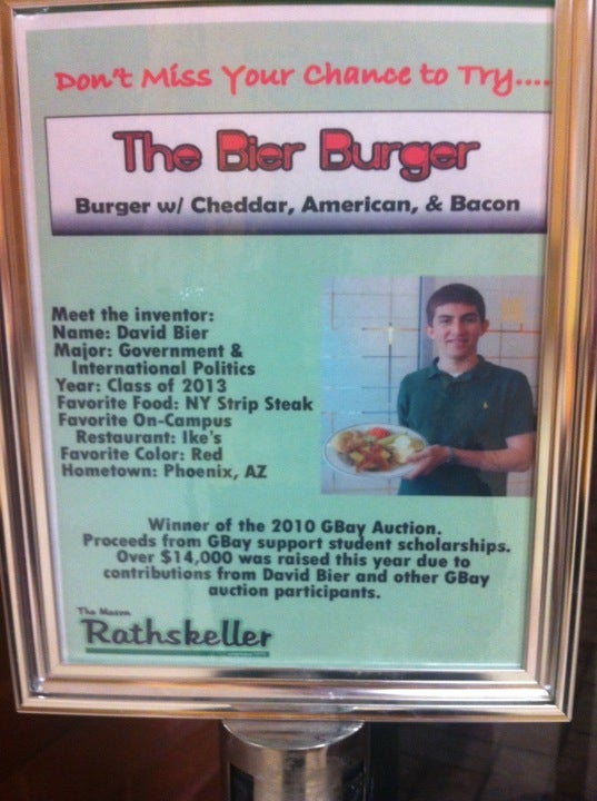 George Mason University Menu