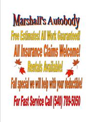 Marshall's Auto Sales and Service LLC.