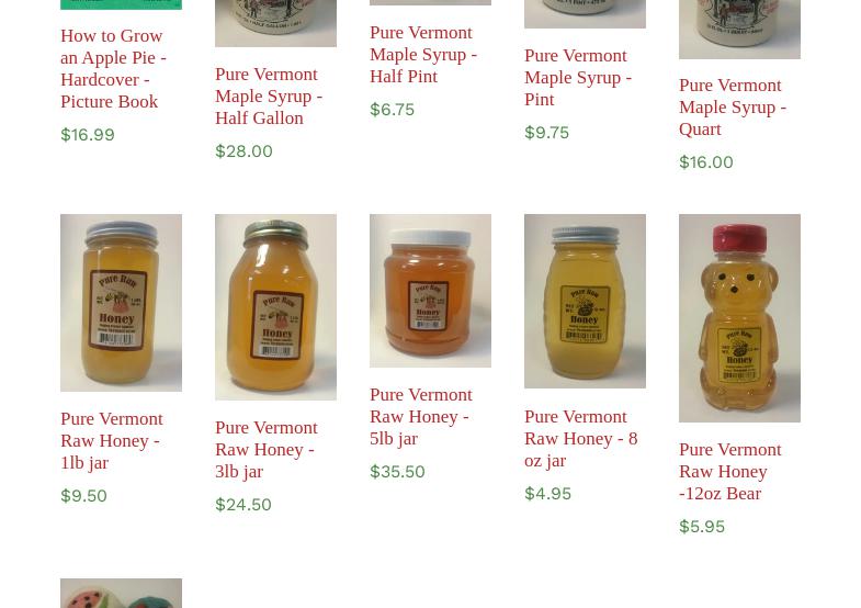 Mendon Mountain Orchards Menu