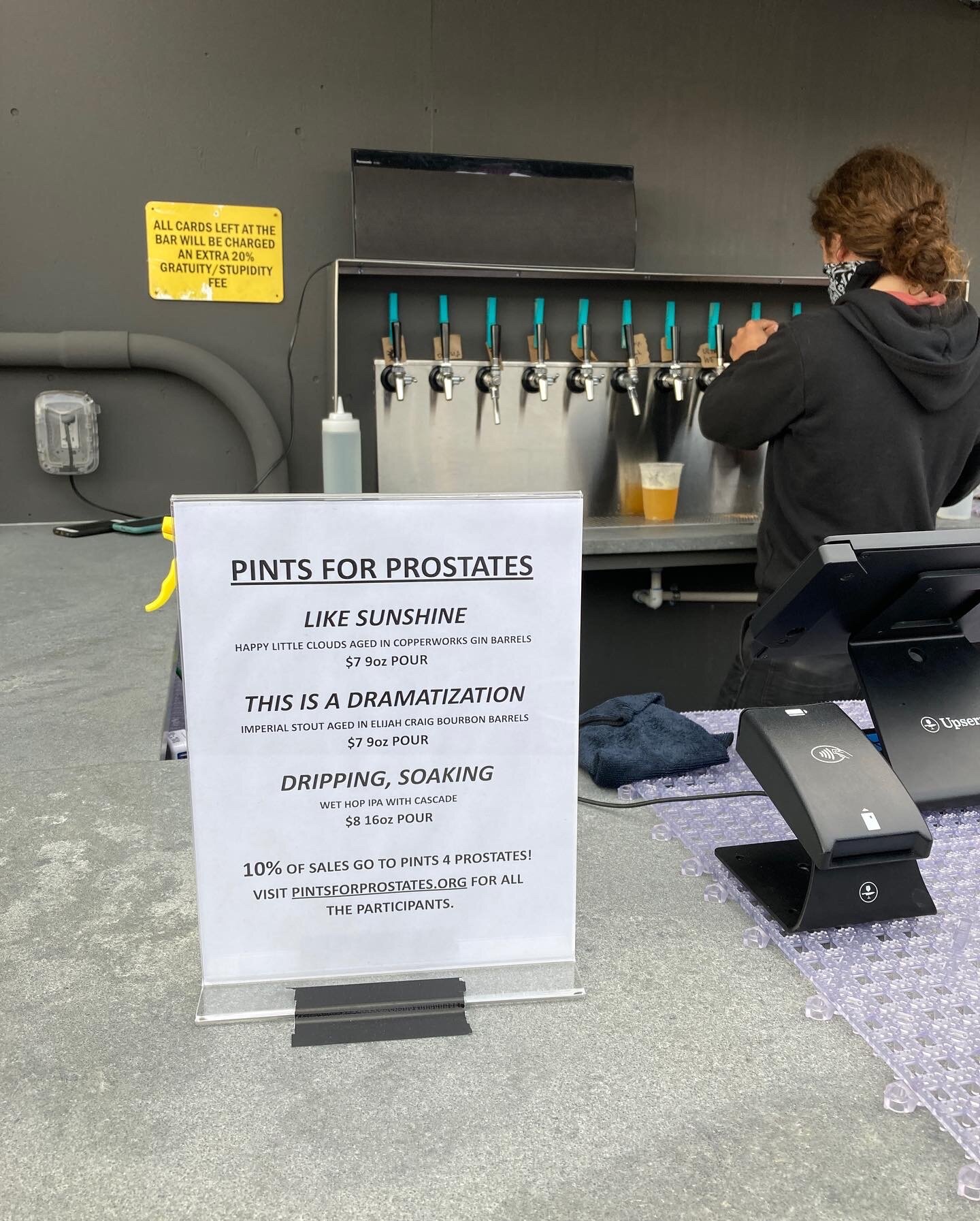 Cloudburst Brewing Menu