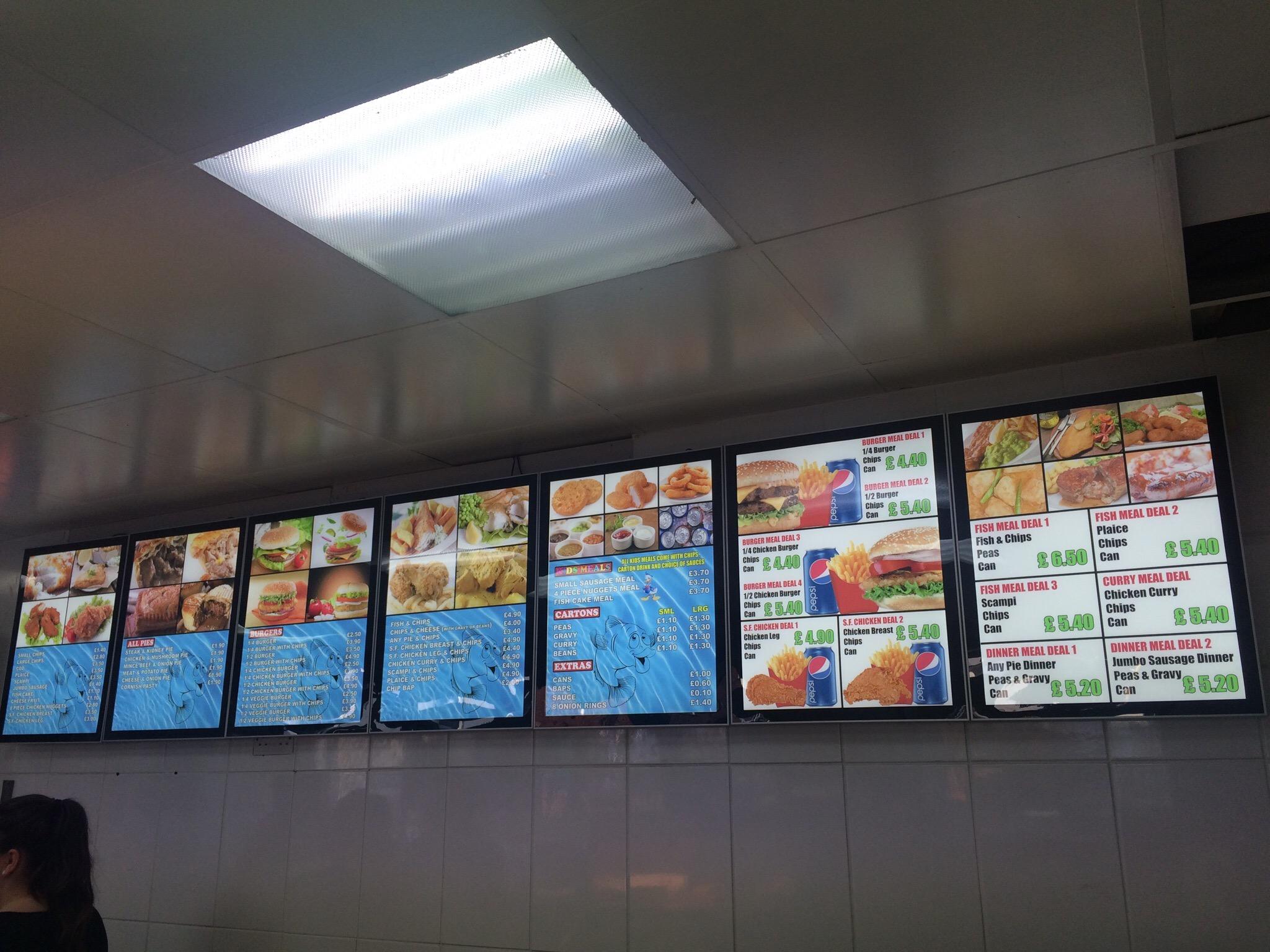 Wern Fechan Fish & Chip Shop Menu