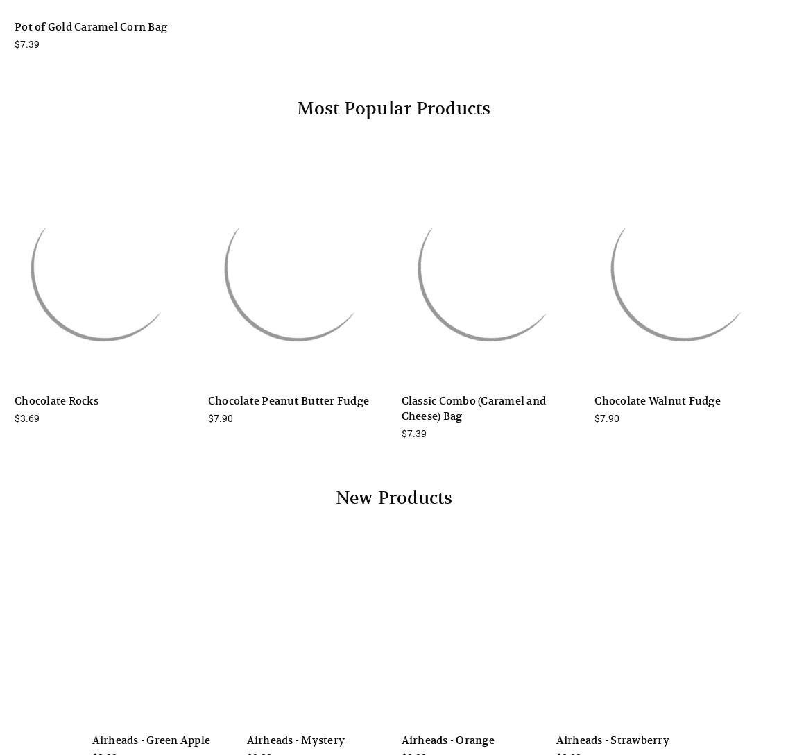 Rainbow Confections Menu
