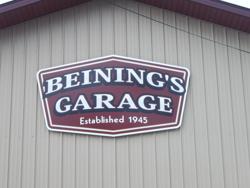 Beining's Garage in Rozellville